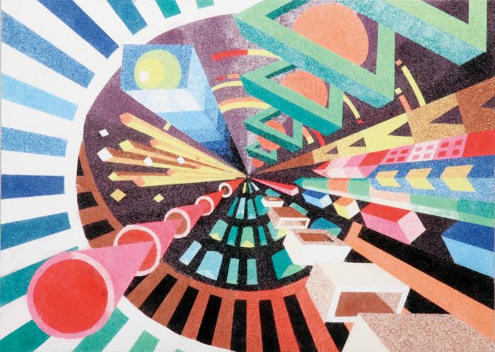 【一点限り】絵画 自由研究 国立市の何でもない風景。The ordinary scenery of Kunitachi