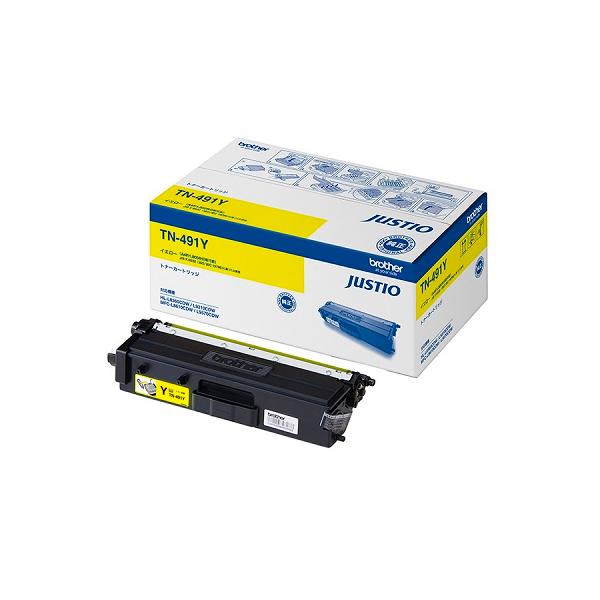 ブラザー トナー/TN−491Y TN-491Y|ステーショナリーグッズ2号店