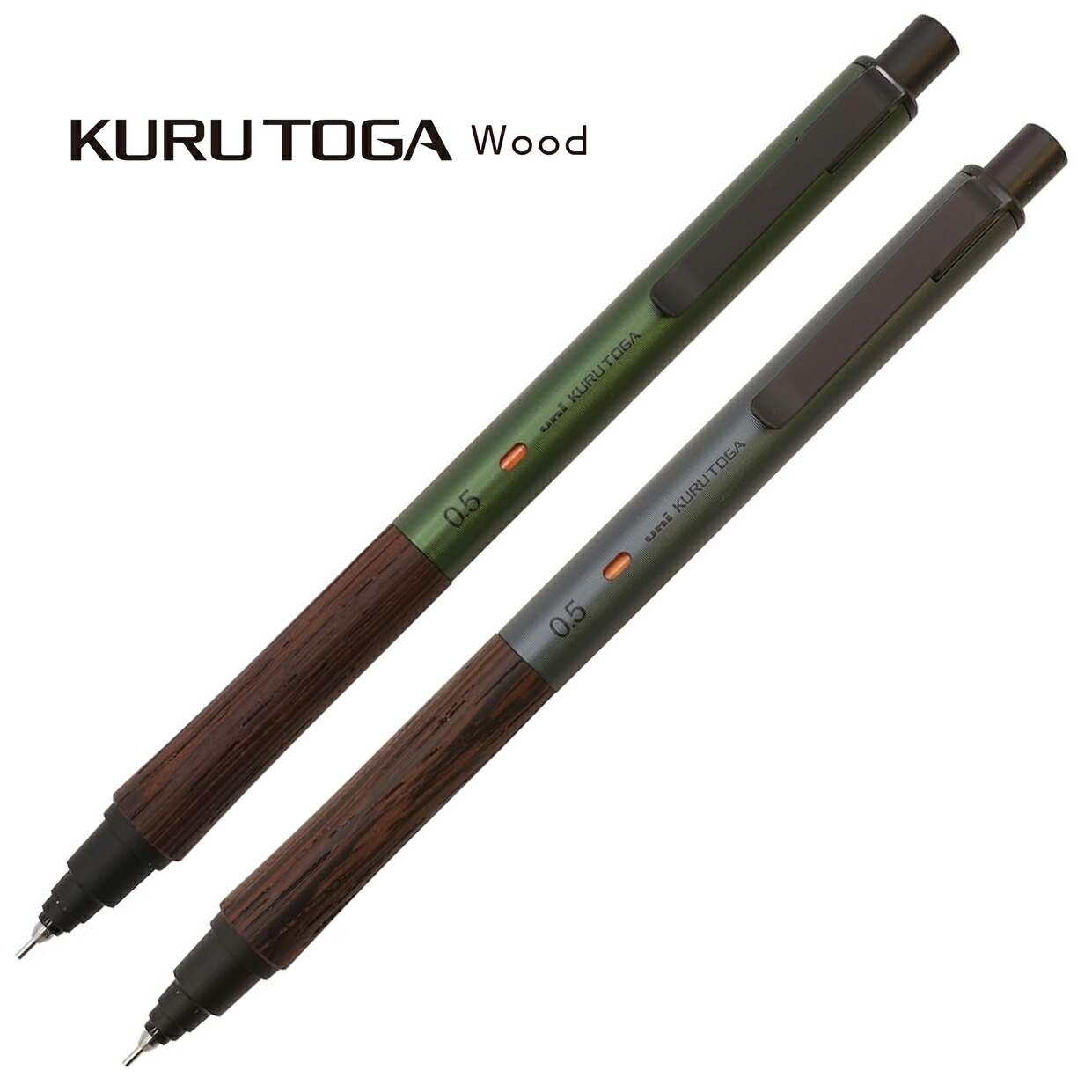 楽天市場】三菱鉛筆 uni クルトガウッド KURUTOGA Wood シャープペン