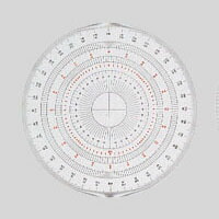 岡本製図器械 全円分度器 Bo 15 １５ｃｍ