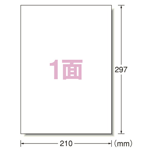 エーワン レーザープリンタラベル A4判 1面 （28641）｜ステーショナリーグッズ