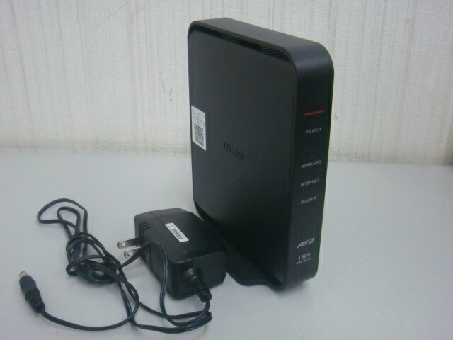 【中古】BUFFALO Wi-Fiルーター WSR-1500AX2L画像