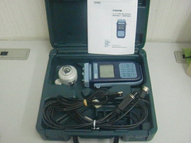 【中古】Delta OHM/デルタオーム ポータブル照度・輝度・放射照度計 HD2102.2 20,016円