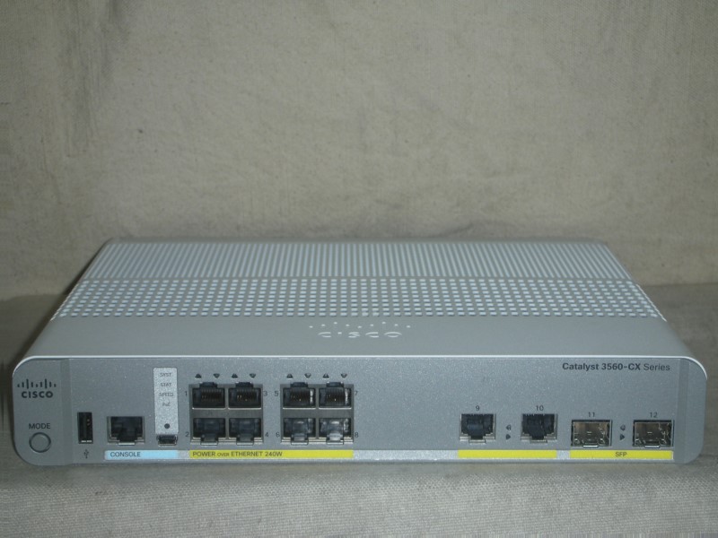 ルーター・ネットワーク機器 Cisco WS-C3560CX-8XPD-S Amazon.com: Cisco WS-C3560CX-8PT-S Catalyst 3560 CX Pd Pse 8
