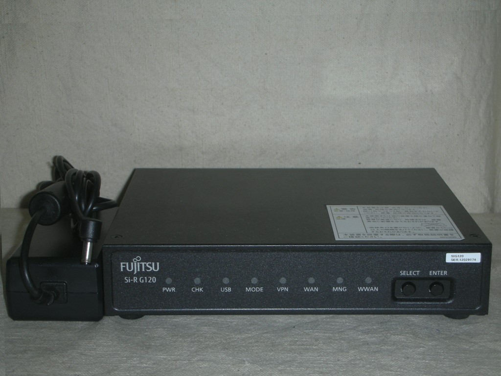 ルータ FUJITSU Network Si-R G110B 中古 付属品あり 楽天市場】【中古】IPアクセスルータ Si-R G110B : NW工房