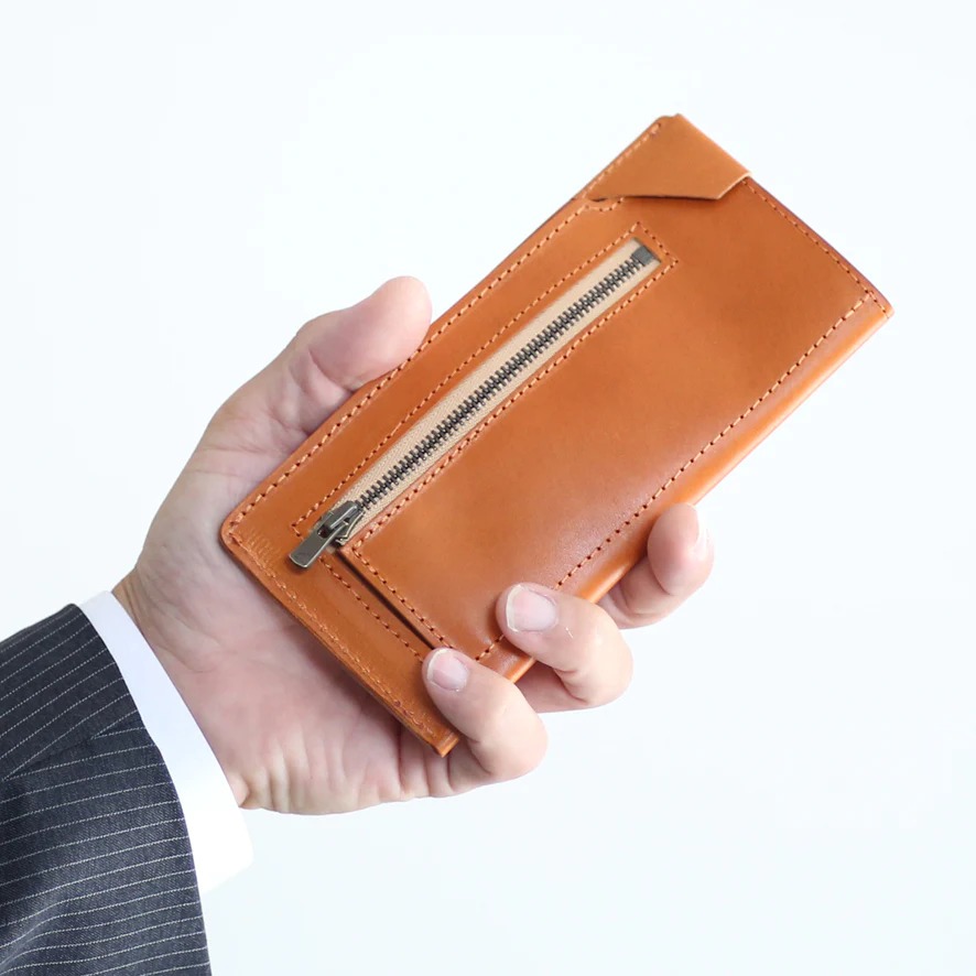【FRAGMAN】 極小長財布 長財布 紙幣を折らずに20枚収納 日本製 長財布 薄いのに 大容量 栃木レザー 楽天 市場 楽天市場  STATUSY