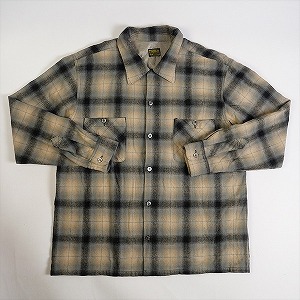 Tenderloin ベージュ系 長袖シャツ　ウールシャツ TENDERLOIN テンダーロイン 08AW T-WOOL SHIRT オンブレチェック