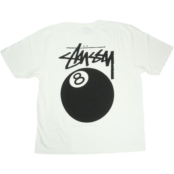 STUSSY ステューシー 26SS 8 BALL TEE PIGMENT DYED White ティーシャツ 白 Size 【L】 【新古品・未当てはめる品】 30008653