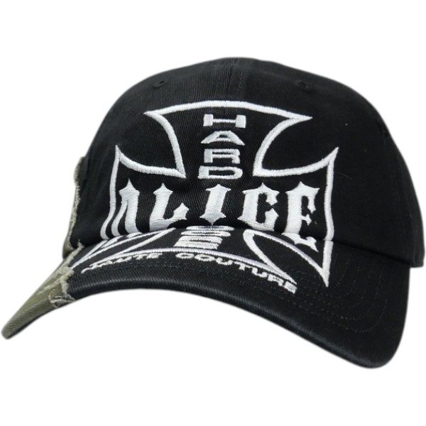 余分の物 ALICE HOLLYWOOD CAMO SPLIT MOTO COUTURE CAP / BLK CAMO 鳥打ち帽 黒緑 Size 【無償性】 【新古品・未当てはめる品】 30007667