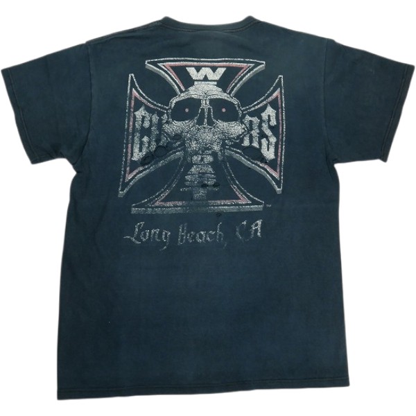 VINTAGE ヴィンテージ West Coast Choppers ウェストコーストチョッパーズ Skull Iron Cross Tee Tシャツ 黒 Size 【M】 【中古品-良い】 30009684｜ブランド古着の買取販売STAY246