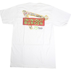 In-N-Out Burger インアンドアウトバーガー 2024 75TH Anniversary Tee White ティーシャツ 白 Size 【L】 【新古品・未当て嵌める品】 20804844 トップス-Tシャツ・カットソー