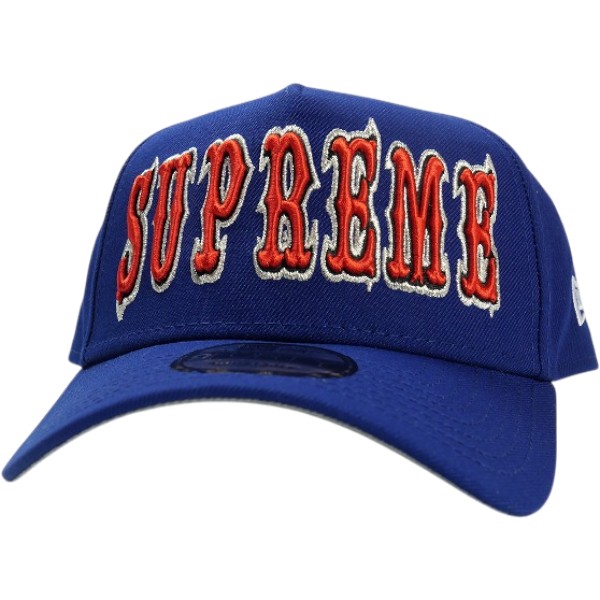 SUPREME シュプリーム 26SS Gothic Outline Adjustable New Era Navy キャップ 紺 Size 【フリー】 【新古品・未使用品】 30010715｜ブランド古着の買取販売STAY246