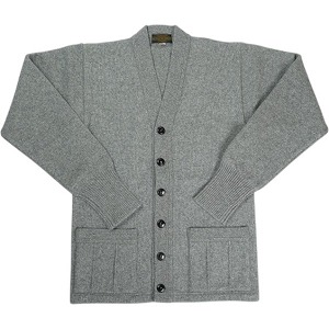 At Last ＆ Co アッ企業結合/BUTCHER PRODUCTS ブッチャープロダクツ BUTTON CARDIGAN WOOL GRAY ジレー 灰 Size 【36】 【新古品・未当て嵌める品】 20823052