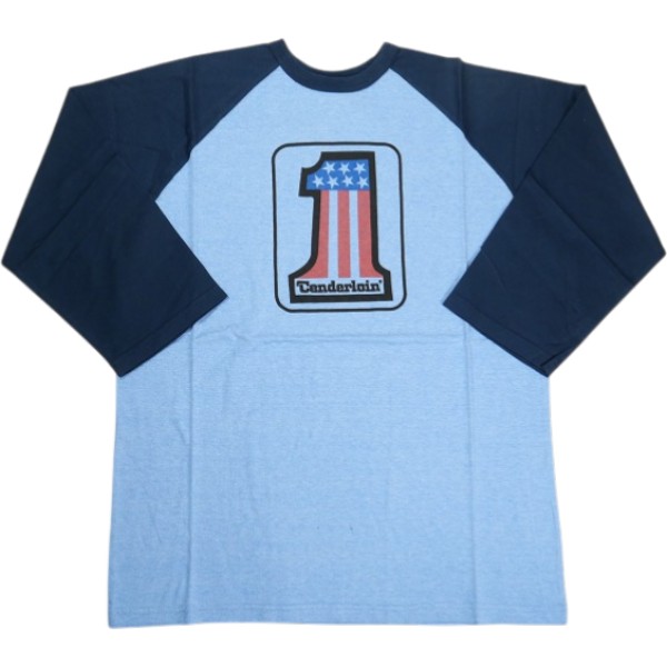 TENDERLOIN アンダーカット T-RAGLAN-A NAVY ラグランロンT 紺 Size 【L】 【新古品・未当て嵌める品】 20836445 トップス-Tシャツ・カットソー