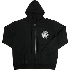 CHROME HEARTS クロム・ハーツ MIAMI HORSESHOE FULL ZIP HOODIE BLACK マイアミ押さえるジップパーカー 黒 Size 【XXL】 【新古品・未当て嵌める品】 20832006
