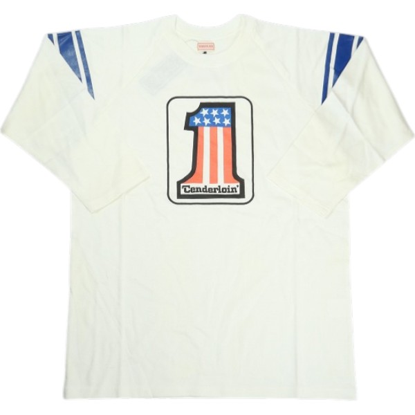 TENDERLOIN テンダーロイン RAYON RAGLAN SLEEVE WHITE ラグランロンT 白 Size 【M】 【新古品・未使用品】 20836433|ブランド古着の買取販売STAY246