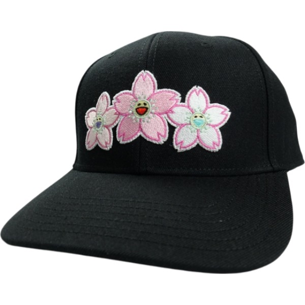 村上隆 ムラカミタカシ Trinity SAKURA Wappen Cap キャップ 黒 Size 【フリー】 【新古品・未使用品】 20836937｜ブランド古着の買取販売STAY246