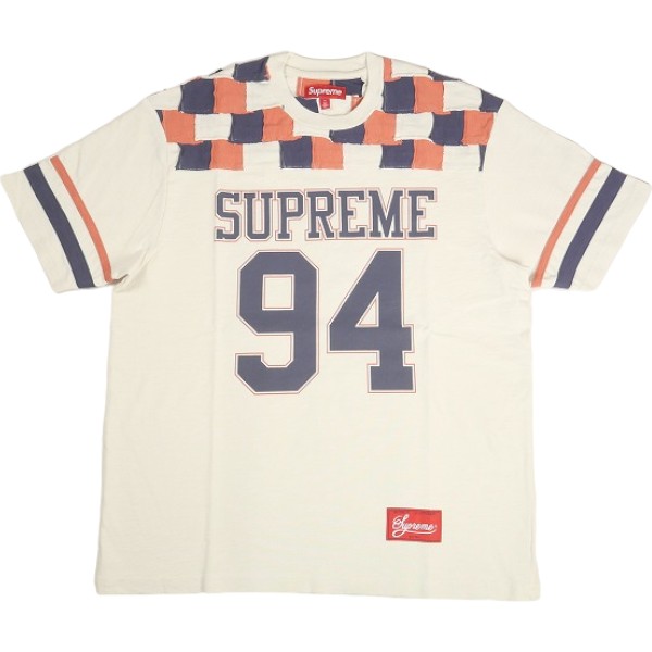 SUPREME シュプリーム 24AW Patchwork Yoke Football Top Stone フットボールトップ ナチュラル Size 【M】 【新古品・未使用品】 30010922|ブランド古着の買取販売STAY246