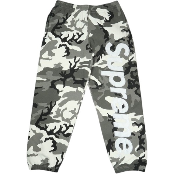 SUPREME シュプリーム 26SS Satin Applique Sweatpant Snow Camo スウェットパンツ 灰 Size 【S】 【新古品・未使用品】 30011201｜ブランド古着の買取販売STAY246