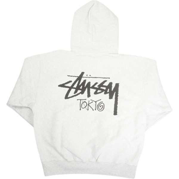 STUSSY ステューシー STOCK TOKYO HOOD ASH HEATHER 東京限定パーカー 灰 Size 【S】 【新古品・未使用品】 30009014|ブランド古着の買取販売STAY246