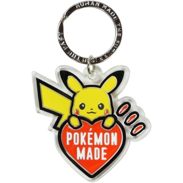 HUMAN MADE ヒューマンお手伝いさん ×POKEMON MADE 26SS KEY RING #1 ピカチュウキーリング 赤 Size 【無償性】 【新古品・未当て嵌める品】 30009386