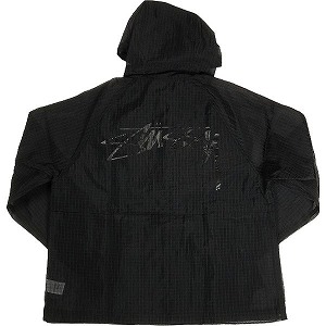 ステューシー　シェルジャケット　黒 STUSSY 24ss Wave Dye Beach Shell Jacke Black ステューシー