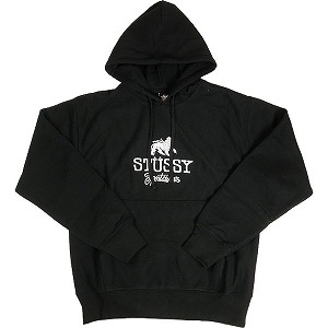Stüssy 黒 スウェット Mサイズ Size【M】 STUSSY ステューシー STOCK LOS ANGELES CREW BLACK
