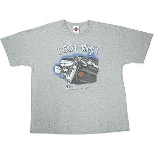 VINTAGE ヴィンテージ Harley-Davidson ハーレーダビッドソン I GOT MINE at... Tee プルオーバー 灰 Size 【XL】 【中古品-好いたらしい】 20824899