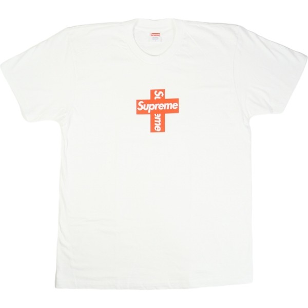 SUPREME シュプリーム 20AW Cross Box Logo Tee White ティーシャツ 白 Size 【L】 【新古品・未当て嵌める品】 30007574