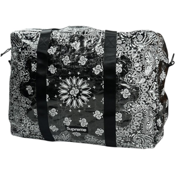 SUPREME シュプリーム 21SS Bandana Tarp Small Duffle Bag ダッフルバッグ 黒 Size 【無償性】 【中古品-好いたらしい】 30009358