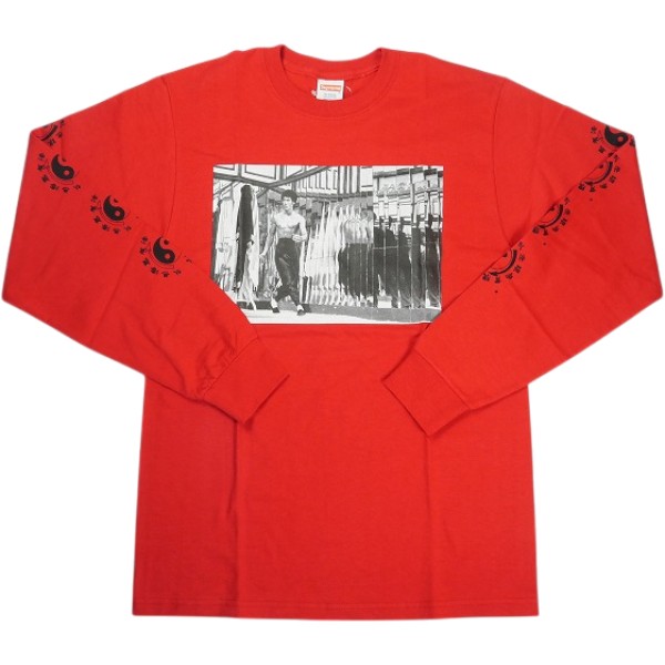 SUPREME シュプリーム 13AW Bruce Lee Mirrors L/S Red ロンT 赤 Size 【M】 【新古品・未当て嵌める品】 30009694
