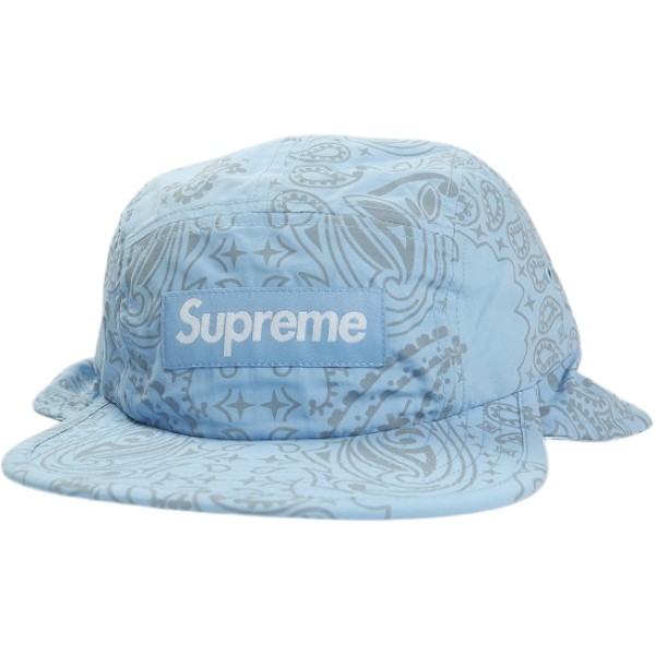 SUPREME シュプリーム 26SS Reflective Bandana Sunshield Camp Cap Light Blue キャンプキャップ 水色 Size 【無償性】 【新古品・未当て嵌める品】 30009731