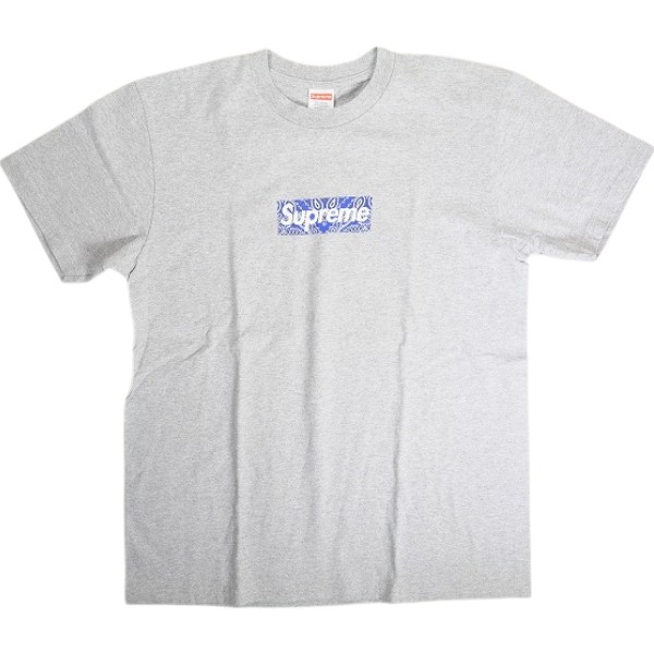 SUPREME シュプリーム 19AW Bandana Box Logo Tee Grey Tシャツ 灰 Size 【M】 【新古品・未使用品】 30012191｜ブランド古着の買取販売STAY246