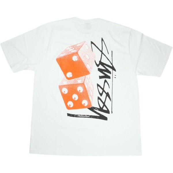 STUSSY ステューシー 26SS TALL DICE TEE WHITE Tシャツ 白 Size 【M】 【新古品・未使用品】 30012129｜ブランド古着の買取販売STAY246 20,830円
