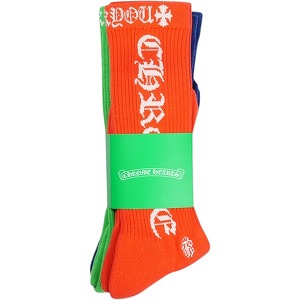 楽天市場】CHROME HEARTS 3 PAIR CHOMPER SOCKS SET クロム