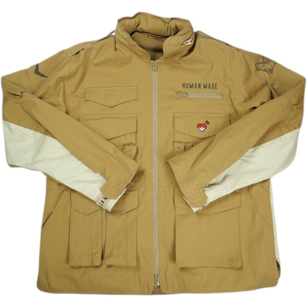 HUMAN MADE ヒューマンお手伝いさん ×POKEMON MADE 26SS UTILITY JACKET BEIGE ありがた味上衣 ベージュ Size 【L】 【新古品・未当てはめる品】 30009609