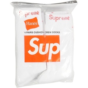楽天市場】1足 Pink【Supreme x Hanes Crew Socks シュプリーム x