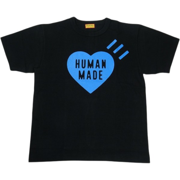 HUMAN MADE ヒューマンメイド 26SS Heart T-Shirt Black/Blue OFFLINE STORE 限定Tシャツ 黒 Size 【XL】 【新古品・未使用品】 30012923|ブランド古着の買取販売STAY246