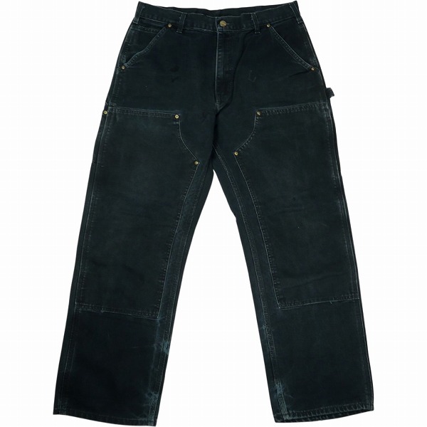 VINTAGE ヴィンテージ Carhartt カーハート Double Knee Painter Pants Faded Black ダブルニーペインターパンツ 黒 Size 【W34】 【中古品-良い】 20838503｜ブランド古着の買取販売STAY246