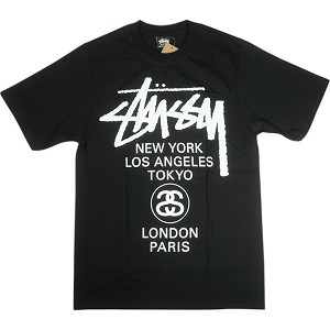 楽天市場】STUSSY ステューシー 25SS WORLD TOUR TEE BLACK T