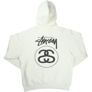 STUSSY ステューシー 25FW STOCK LINK HOODIE PIGMENT DYED NATURAL パーカー 白 Size 【M】 【新古品・未使用品】 20826804|ブランド古着の買取販売STAY246