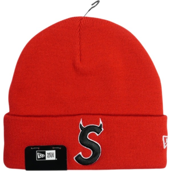 SUPREME シュプリーム 26SS New Era Devil S Logo Beanie Red Sロゴビーニー 赤 Size 【無償性】 【新古品・未当て嵌める品】 20839288
