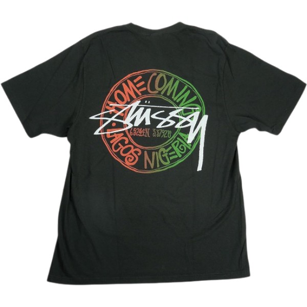 STUSSY ステューシー ×HOMECOMING BUANA PIG DYED TEE FADED BLACK プルオーバー 黒 Size 【M】 【新古品・未当て嵌める品】 30008564