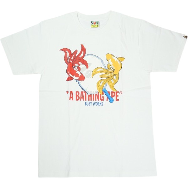 A BATHING APE ア ベイシング エイプ 26SS GOLDFISH SCOOPING TEE WHITE 日本限定Tシャツ 白 Size 【S】 【新古品・未使用品】 30012758｜ブランド古着の買取販売STAY246 23,235円