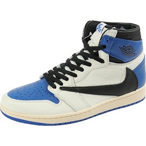 NIKE ナイキ ×Fragment Design ×TRAVIS SCOTT AIR JORDAN 1 RETRO HIGH OG SP DH3227-105 スニーカー 白青 Size 【28.0糎】 【新古品・未当てはめる品】 20765287