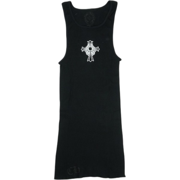 CHROME HEARTS クロム・ハーツ HAIRY CROSS RIB TANK BLACK タンクトップ 黒 Size 【M】 【新古品・未使用品】 30012435|ブランド古着の買取販売STAY246