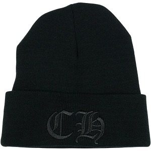 CHROME HEARTS クロム・ハーツ CH WATCH CAP BLACK/BLACK ビーニー 黒 Size 【無償性】 【新古品・未当て嵌める品】 20830347
