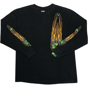 VINTAGE ヴィンテージ Harley-Davidson ハーレーダビッドソン Clover Logo LS Tee ロンT 黒 Size 【L】 【中古品-良い】 20827807|ブランド古着の買取販売STAY246