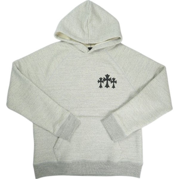 CHROME HEARTS クロム・ハーツ ULTRA HEAVY FLEECE 7-11 PULL OVER HOODIE GREY パーカー 灰 Size 【XL】 【新古品・未当て嵌める品】 20832686