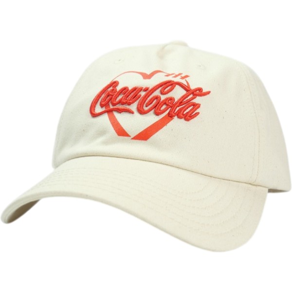 HUMAN MADE ヒューマン御手伝いさん ×Coca-Cola 26SS 5PANEL TWILL CAP XX31GD021 旗がしら 白 Size 【無償性】 【新古品・未当て嵌める品】 20840172